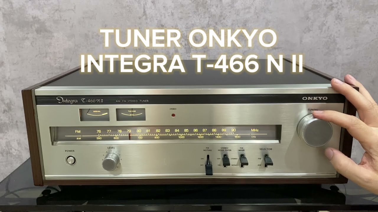 TUNER ONKYO INTEGRA T-466 N II - YouTube