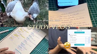 🗯️ (04) study vlog | คะแนน TGAT , อ่านหนังสือ 🍪🥛