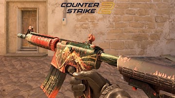 CS2 M4A4 | Tooth Fairy - Skin showcase all floats [4K60FPS]