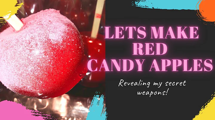 How To Make Red Candy Apples | Candy Apple Tutorial with Recipe