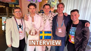 INTERVIEW WITH MARCUS & MARTINUS SWEDEN EUROVISION 2024 I LIVE FROM MALMO ARENA