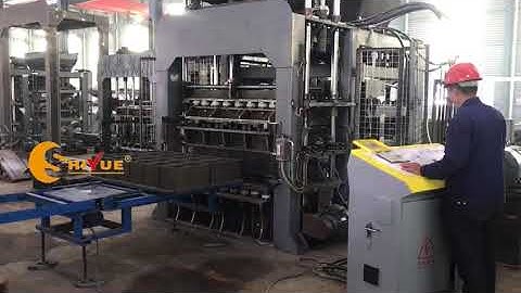 QT12 -15 fully automatic Hollow concrete block making machine