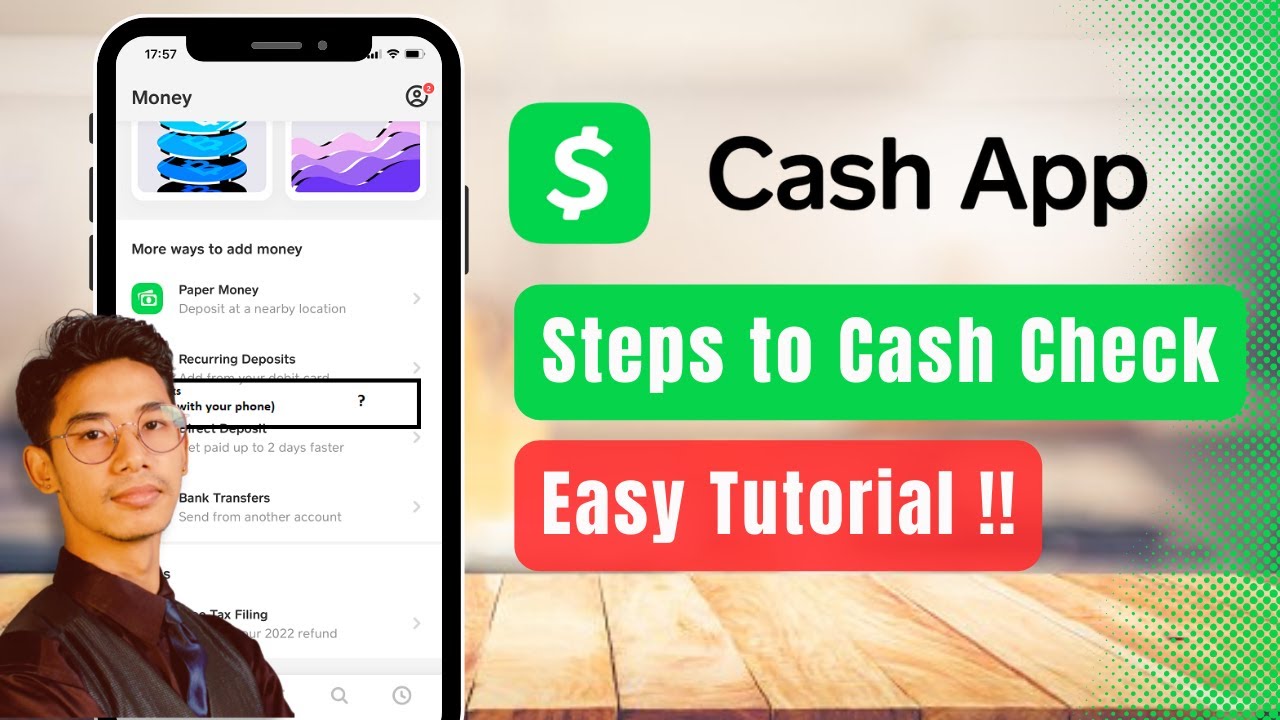 How to Cash a Check on Cash App ! YouTube