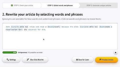 Spin Rewriter 12 Review Demo - Best Article Rewriter Spinner Software Tool