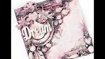 "Dream" Mixed Media canvas tutorial with Tiffany Solorio