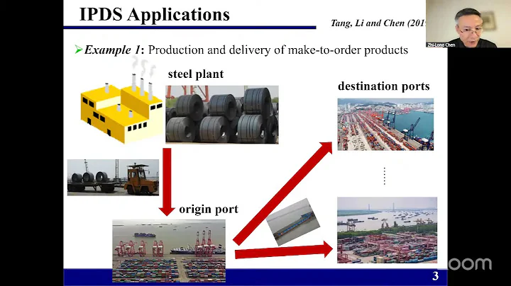 [Scheduling seminar] Zhi-Long Chen (Univ of Maryland) | Online Integrated Production Scheduling