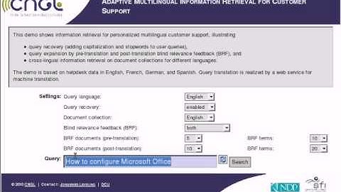 Adaptive ML Information Retrieval - Query Recovery