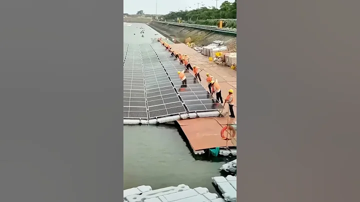 Installing floating solar photovoltaics: Collecting electricity