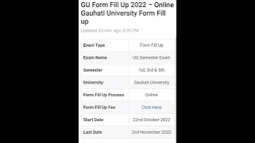 GU FORM FILL UP 2022 1,3,5, SEM