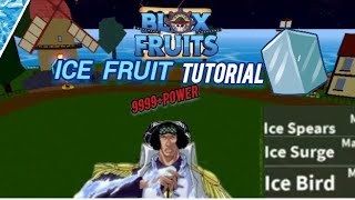 roblox blox fruit ice fruit tutorial