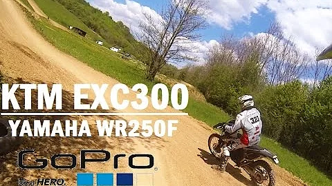2016 KTM EXC300 vers. YAMAHA WR250F  XC test ride