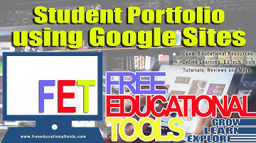 Creating Digital or Online Student Portfolio in Google Sites (Part 2)