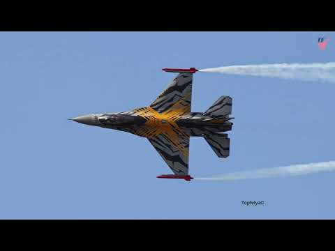 Belgian F-16 Mesmerising flying display RIAT 2022