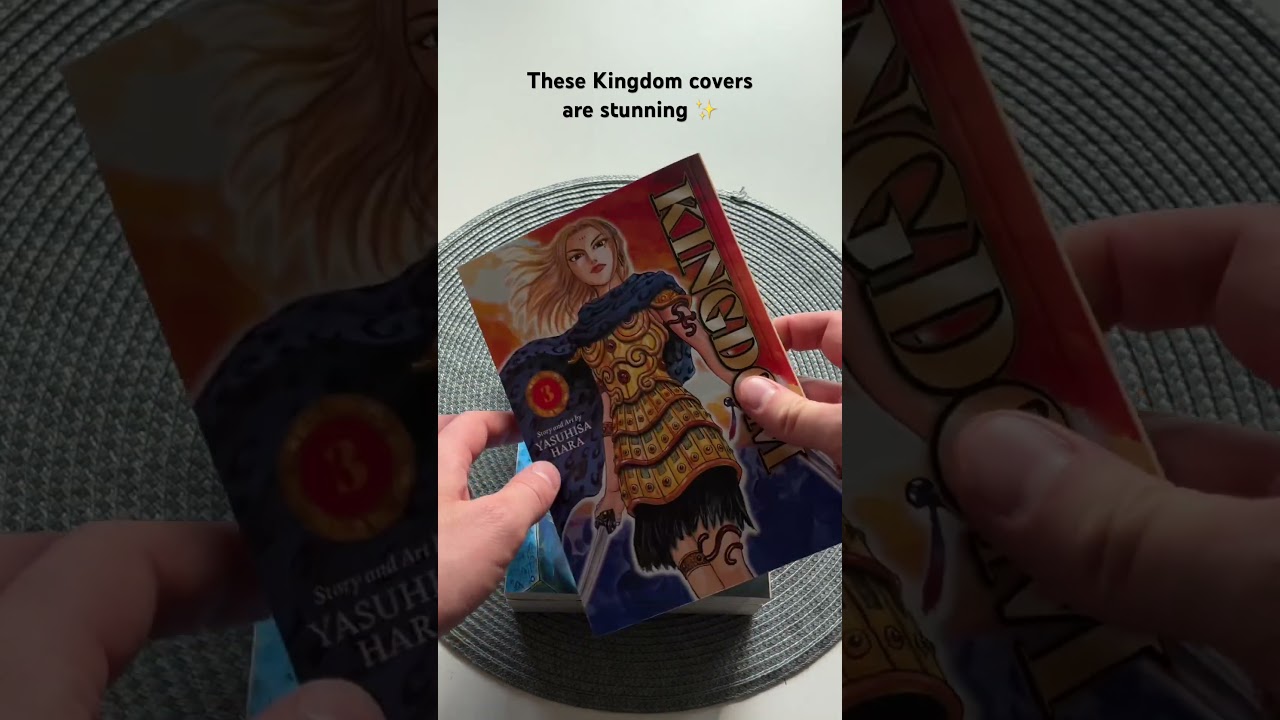 Kingdom Manga Cover Showcase | Volumes 1–6 #manga - YouTube