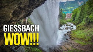 Most beautiful WATERFALL in Switzerland? GIESSBACH Falls in BRIENZ near Interlaken