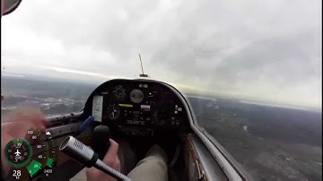 Spirals Vs. Spins in a Glider