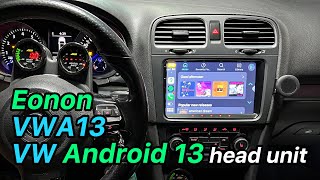 Eonon VWA13 Andriod 13 Wireless Car Play and Andriod Auto Head Unit Volkswagen Upgrade