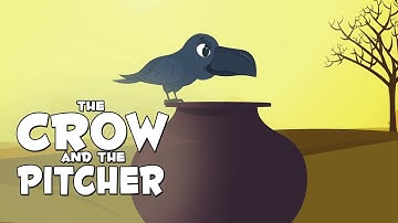 English Stories For Kids | The Crow And The Pitcher | Bedtime Stories For Babies