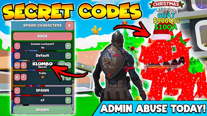 *NEW* 900Q/s Christmas Brainrot Secret Codes Fortnite Steal The Brainrot! (New Secret Codes)