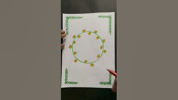 Front page border design,title page border  #projectfiledecoration #border_design #shorts #indietube