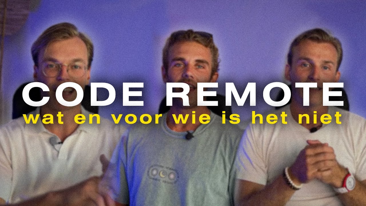 1.1 Wat en Voor Wie is Remote Werken Niet? - Code Remote de Guide