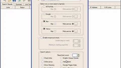 Using Back Link Analyzer for Link Analysis