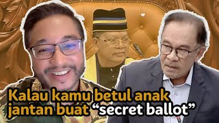 Download Lagu Usul undi tidak percaya, buang masa, kalau kamu berani bagitahu Johari Abdul buat undi rahsia MP3 Download Lagu Usul undi tidak percaya, buang masa, kalau kamu berani bagitahu Johari Abdul buat undi rahsia MP3