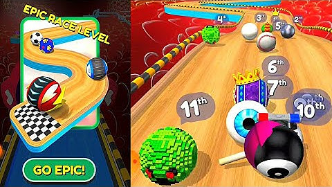 Going Balls Epic Race Level Gameplay Walkthrough ( Android IOS GamePlays )