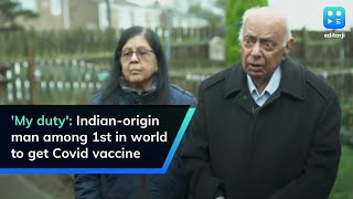 My duty: Indian-origin man among 1st in world to get Covid vaccine