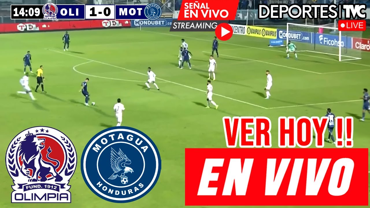 Olimpia vs. Motagua en vivo, donde ver, a que hora juega Olimpia vs ...