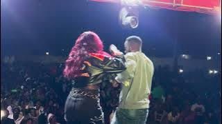 SPICE DIANA AND CHRIS EVANS PERFORMING TONDWISA