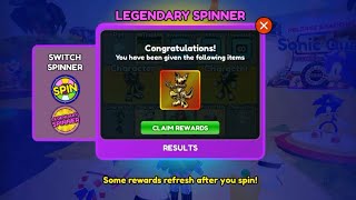 I GOT FAKE METAL TAILS IN THE SONIC SPEED SIMULATOR TEST SERVER LEGENDARY SPIN!!! (DREAM COME TRUE)