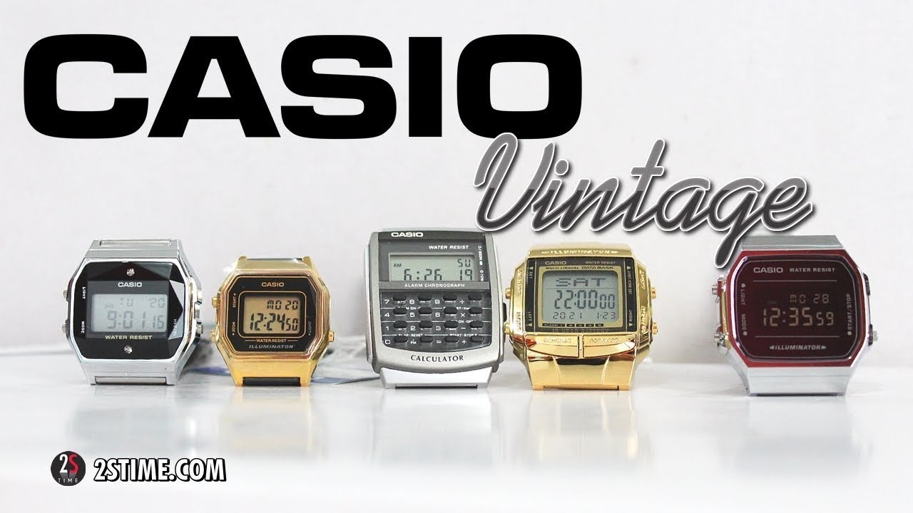 Relógios CASIO vintage e inovadores dos anos 80 e 90!! Décadas à frente ...