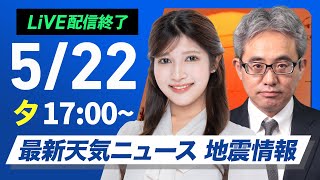 ウェザーニュースの配信のサムネイル画像