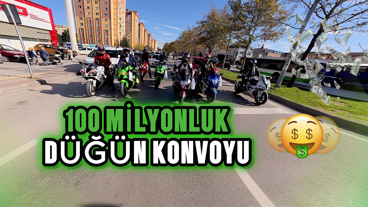 MİLYONLUK MOTORLAR İLE DÜĞÜNE GİTTİK ! EKİPLE GAZLADIK #motovlog #82