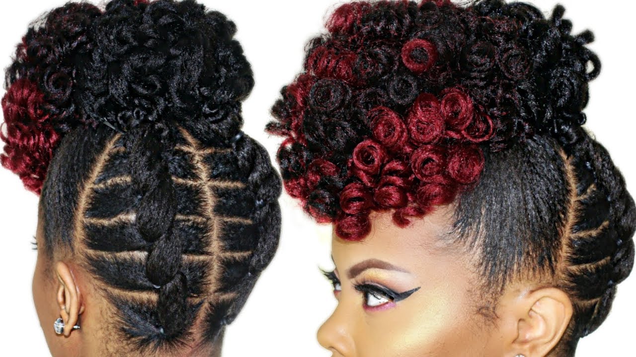 Crochet Braids Up Do