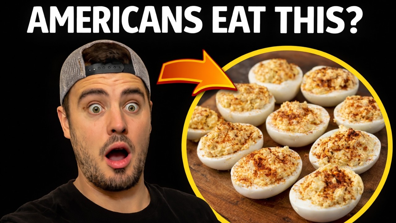Жители Южной Африки впервые увидели фаршированные яйца! Американцы это едят?