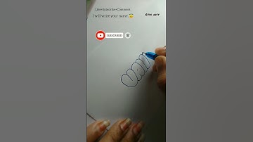 How to write VAHINI in bubble letters #tutorial #viral