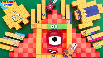 Meet Numberblocks NEW 175 Puzzle Tetris Shape| ASMR chirping of birds