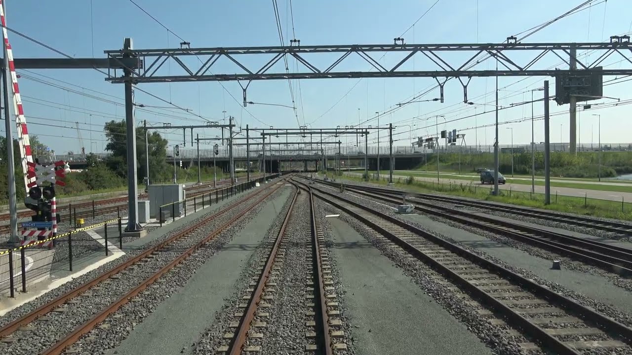 Train cab ride; Amsterdam Westhaven (Goederen)-Moers Gbf (20240831)