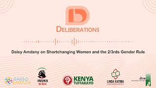 Daisy Amdany on 2/3 Gender Rule and Shortchanging Women
