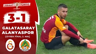 Galatasaray 3 - 1 Alanyaspor Maç Özeti̇ Ziraat Türkiye Kupası Çeyrek Final Rövanş Maçı 12 02 2020