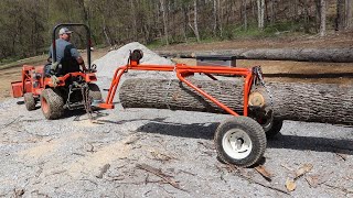 log arch log hauler build 11 log arch at work big tree