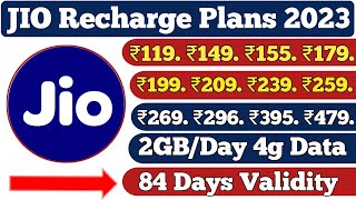 Jio Recharge Plans 2023 | Jio Prepaid Recharge Plans & Offers with U/L Calling & Data | Jio Offers