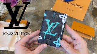 Louis Vuitton Pocket Organizer Graffiti Wallet unboxing & review