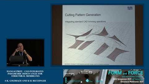 Hangai Prize - CAD - integrated Parametric Design Cycle for Structural Membranes