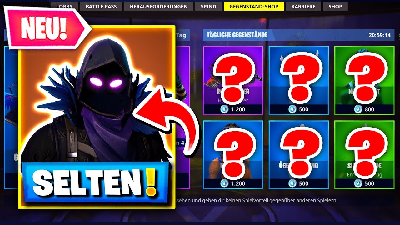 😳 RABEN SKIN ist ZURÜCK! 🦅 Heute im Shop | Fortnite DAILY SHOP (11.7) 🛒 ...