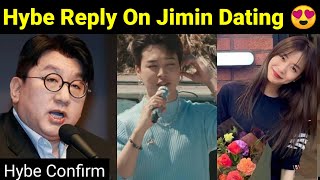 Hybe Finally Reply Jimin & Song Daeun Dating 😭 | Hybe Reaction