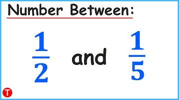 Welk getal ligt halverwege 1/2 en 1/5? | Stapsgewijze uitleg