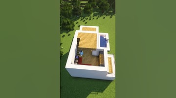 Minecraft Modern House Tutorial🏠 #minecraft